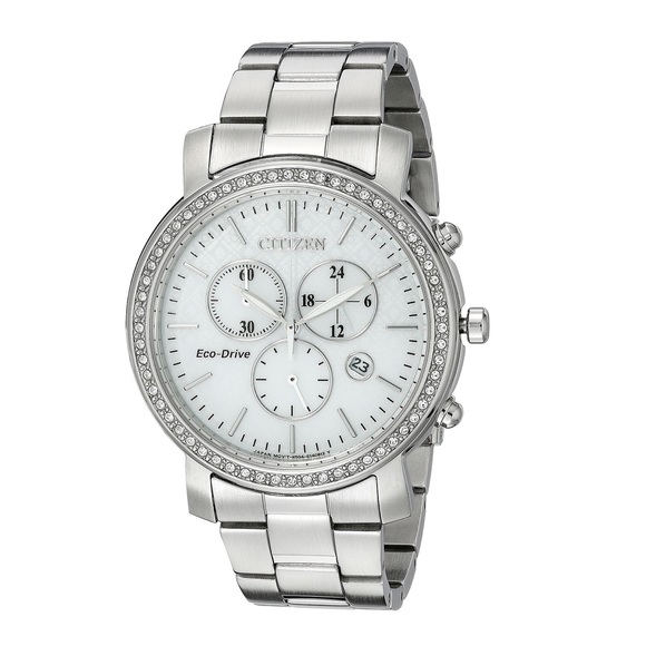 Citizen Accessories - CITIZEN Eco Drive Diamond Accent Chronograph Watch